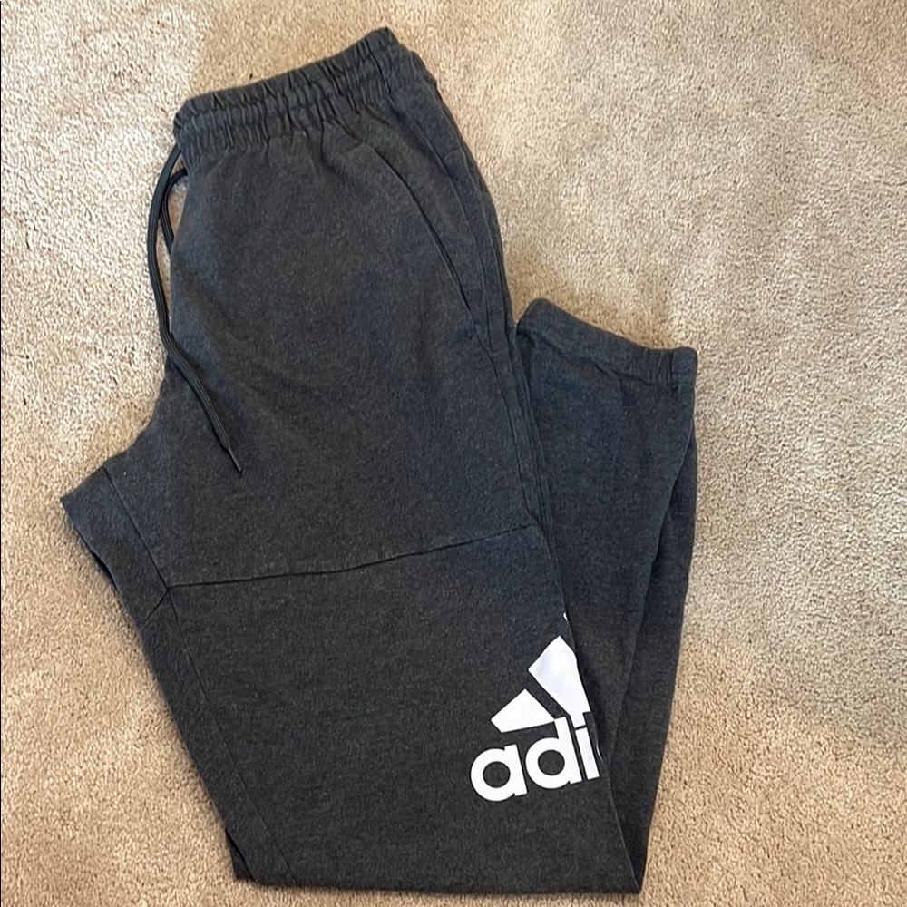Adidas Kids Charcoal Joggers